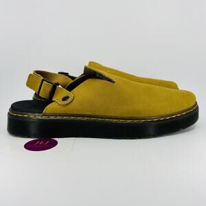 Dr. Martens Men's Carlson Savannah Tan E.H. Suede Slingback Mules Size 13